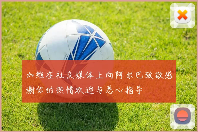 加维在社交媒体上向阿尔巴致敬感谢你的热情欢迎与悉心指导